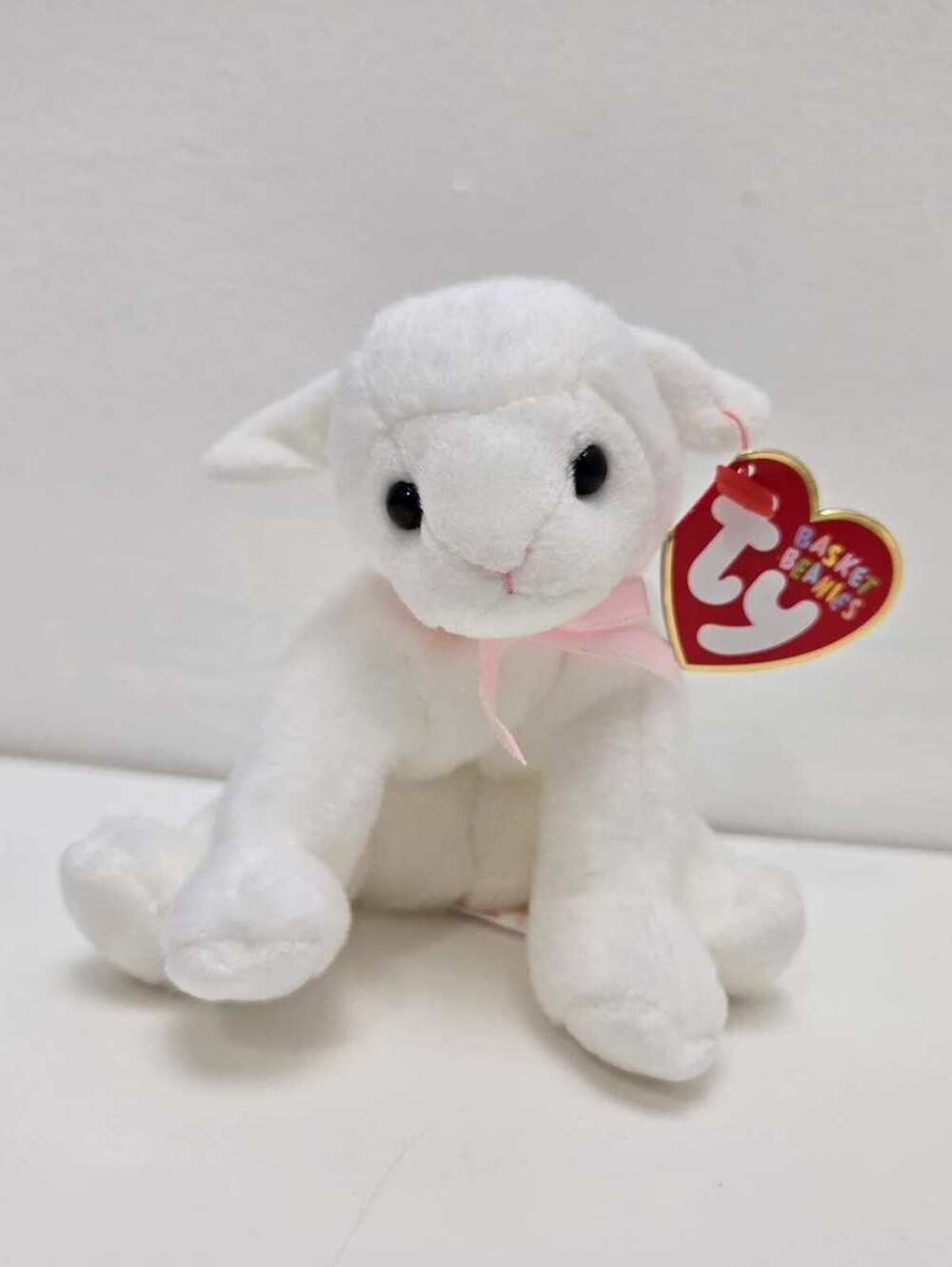 Ty Basket Beanie “Lullaby” the Adorable Lamb *Small Size - 3 inch!*